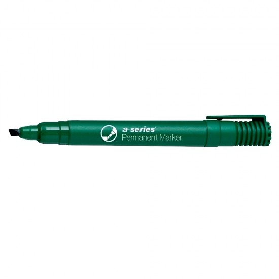 Marker permanent A-series, varf retezat 2-5 mm, rosu Marker permanent A-series, varf retezat 2-5 mm, rosu