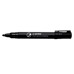 Marker permanent A-series, varf rotund, 2 mm, negru Marker permanent A-series, varf rotund, 2 mm, negru