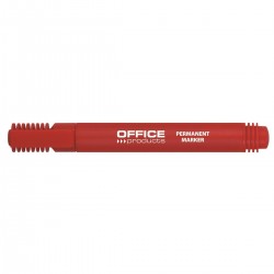 Marker permanent, Office Products, varf rotund, 1-3 mm, rosu Marker permanent, Office Products, varf rotund, 1-3 mm, rosu
