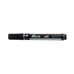 Marker permanent Stabilo Mark-4-All, corp plastic, varf retezat, 1-4 mm, negru Marker permanent Stabilo Mark-4-All, corp plastic, varf retezat, 1-4 mm, negru