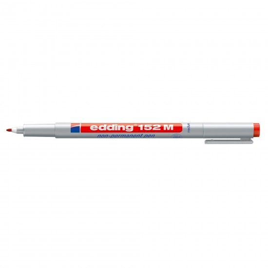 Marker nepermanent Edding OHP 152, varf rotund, 1.0 mm, rosu