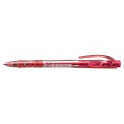 Pix cu mecanism, Stabilo, Liner 308, 0.38 mm, plastic, rosu, 10 bucati/cutie Pix cu mecanism, Stabilo, Liner 308, 0.38 mm, plastic, rosu, 10 bucati/cutie