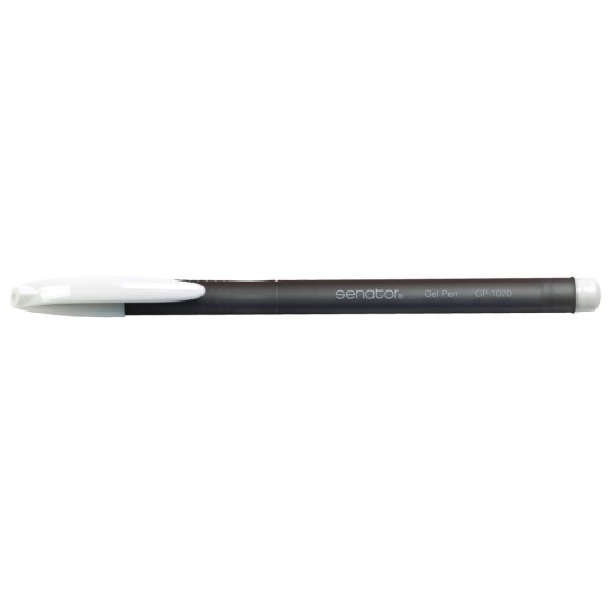 Pix cu gel, Senator, seria 1000, 0.7 mm, plastic, negru Pix cu gel, Senator, seria 1000, 0.7 mm, plastic, negru