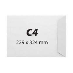 Plic C4, 229 x 324, offset alb, gumat, 80 g, 25 bucati/set Plic C4, 229 x 324, offset alb, gumat, 80 g, 25 bucati/set