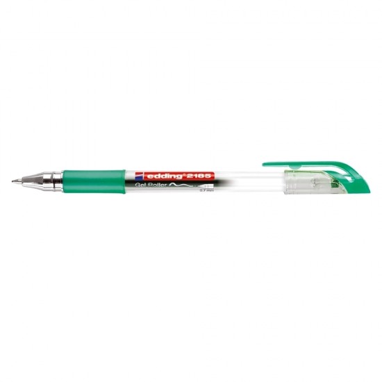 Roller cu gel, Edding, Cristal Jelly 2185, 0.7 mm, plastic, verde Roller cu gel, Edding, Cristal Jelly 2185, 0.7 mm, plastic, verde