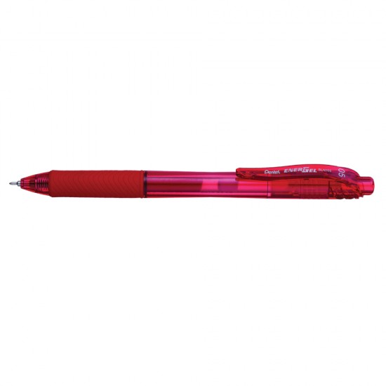 Roller cu gel, Pentel, Energel X, 0.5 mm, plastic, rosu Roller cu gel, Pentel, Energel X, 0.5 mm, plastic, rosu