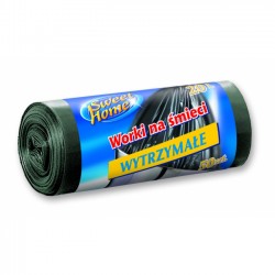 Saci menajeri, Sweet Home, 20 litri, negru, 50 bucati/rola Saci menajeri, Sweet Home, 20 litri, negru, 50 bucati/rola