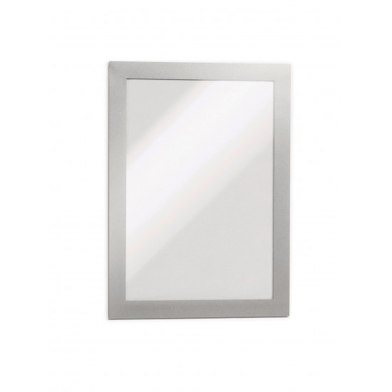 Display magnetic Durable Duraframe, A5, argintiu, 2 bucati/set Display magnetic Durable Duraframe, A5, argintiu, 2 bucati/set