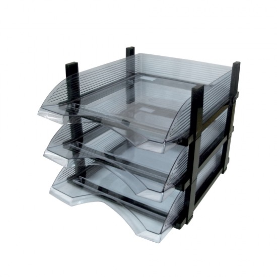 Set 3 tavite suprapozabile Flaro, plastic, transparent Set 3 tavite suprapozabile Flaro, plastic, transparent