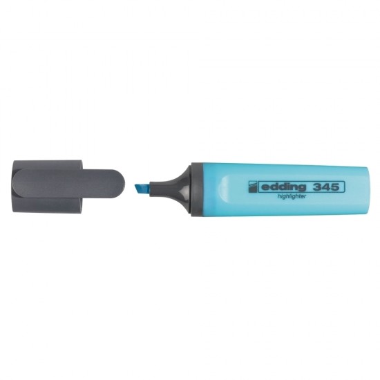 Textmarker Edding 345, varf 2-5 mm, albastru Textmarker Edding 345, varf 2-5 mm, albastru