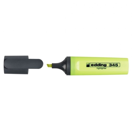 Textmarker Edding 345, varf 2-5 mm, galben Textmarker Edding 345, varf 2-5 mm, galben