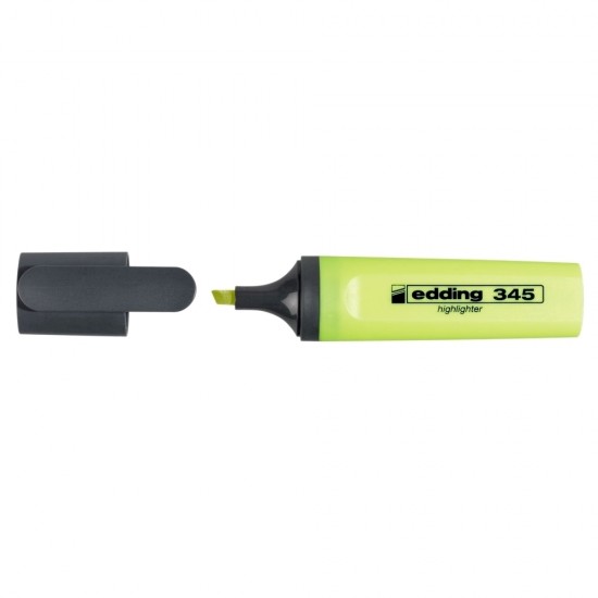 Textmarker Edding 345, varf 2-5 mm, galben