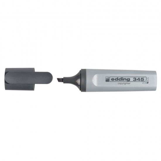 Textmarker Edding 345, varf 2-5 mm, gri Textmarker Edding 345, varf 2-5 mm, gri