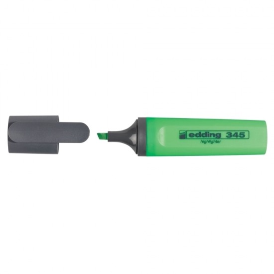 Textmarker Edding 345, varf 2-5 mm, verde