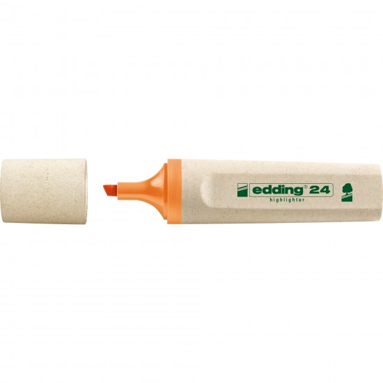 Textmarker Edding Ecoline, varf retezat, 2-5 mm, orange Textmarker Edding Ecoline, varf retezat, 2-5 mm, orange