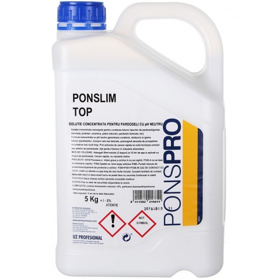 PONSLIM TOP-detergent profesional conentrat, pentru uz universal, Asevi, 5L