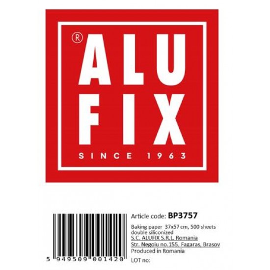 ALUFIX Hartie pentru copt, 500 coli (37x57cm)