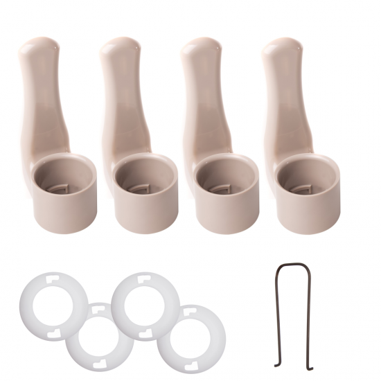 Set suport holder pentru dispenser - culoare crem