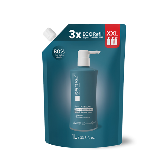 Rezerva Sapun Lichid Gel, SenseSilk+, Lime & Sare de Mare, 1L– SENSE Rezerva Sapun Lichid Gel, SenseSilk+, Lime & Sare de Mare, 1L– SENSE