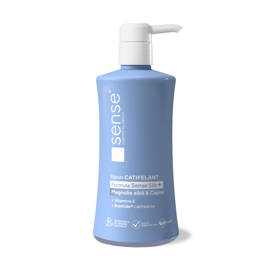 Sapun Lichid Gel, SenseSilk+, Magnolie Alba & Casmir, 330ml – SENSE Sapun Lichid Gel, SenseSilk+, Magnolie Alba & Casmir, 330ml – SENSE