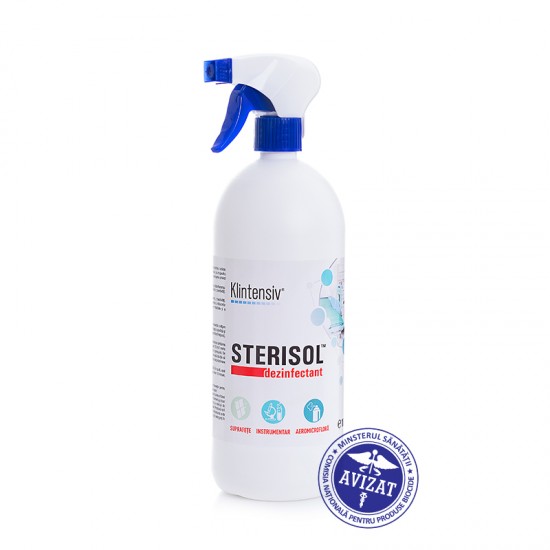 STERISOL™ – Dezinfectant pentru suprafete si instrumentar, 1000 ml - Avizat MS STERISOL™ – Dezinfectant pentru suprafete si instrumentar, 1000 ml - Avizat MS