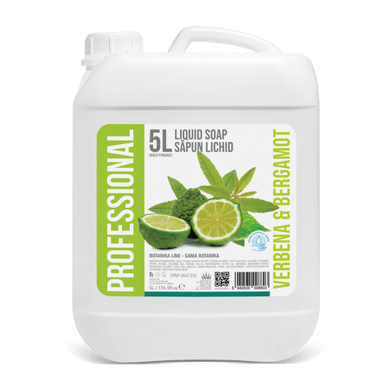 SAPUN LICHID VERBENA& BERGAMOTA 5L SAPUN LICHID VERBENA& BERGAMOTA 5L