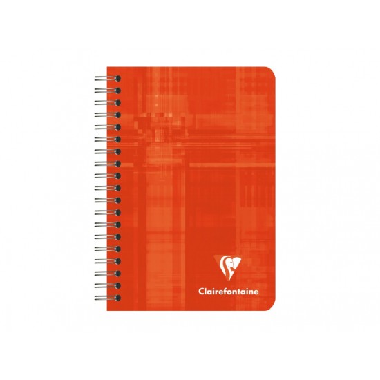 Caiet A7+ (9 x 14 cm) cu spiră, 90 file, Clairefontaine Caiet A7+ (9 x 14 cm) cu spiră, 90 file, Clairefontaine