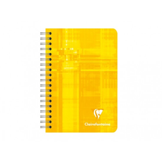 Caiet A7+ (9 x 14 cm) cu spiră, 90 file, Clairefontaine Caiet A7+ (9 x 14 cm) cu spiră, 90 file, Clairefontaine