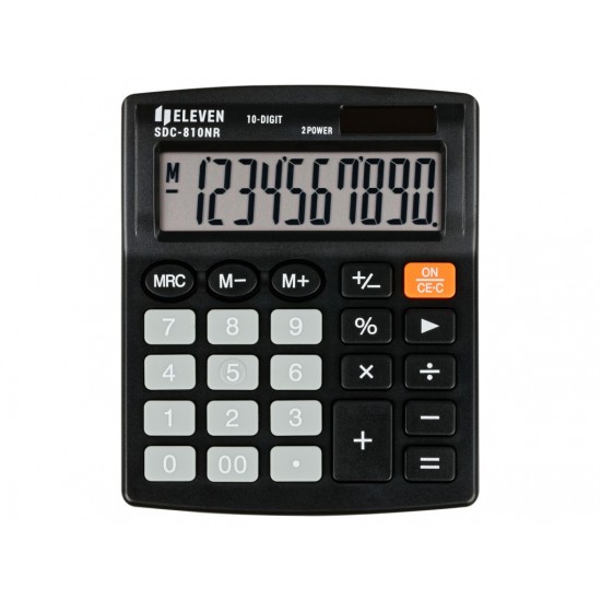 Calculator de birou 10 digiți, 124 x 102 x 25 mm, Eleven SDC-810NR