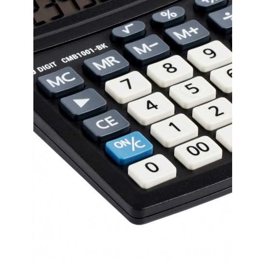 Calculator de birou 10 digiți, 137 x 102 x 31 mm, Eleven CMB1001-BK