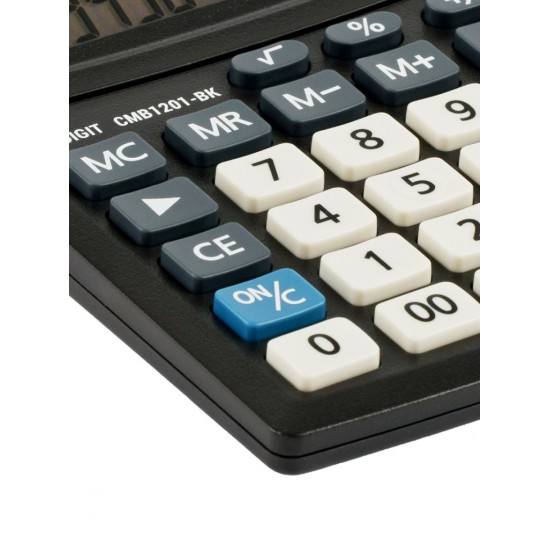 Calculator de birou 12 digiți, 137 x 102 x 31 mm, Eleven CMB1201-BK