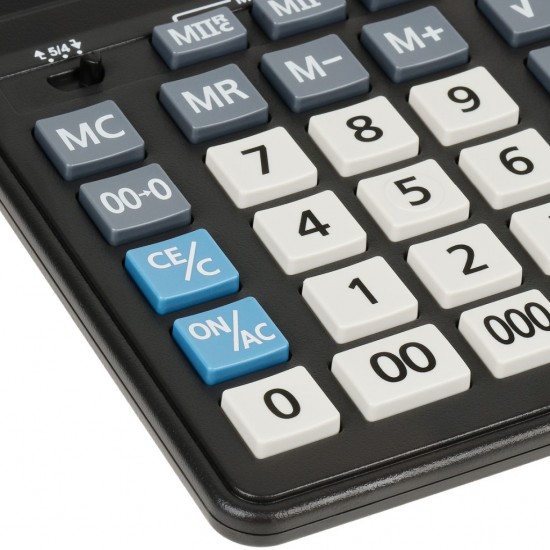 Calculator de birou 16 digiți, 205 x 155 x 35 mm, Eleven CDB1601-BK