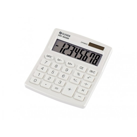 Calculator de birou 8 digiți , 120 x 105 x 21 mm, Eleven SDC-805