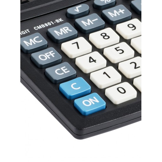 Calculator de birou 8 digiți, 137 x 102 x 31 mm, Eleven CMB801-BK Calculator de birou 8 digiți, 137 x 102 x 31 mm, Eleven CMB801-BK