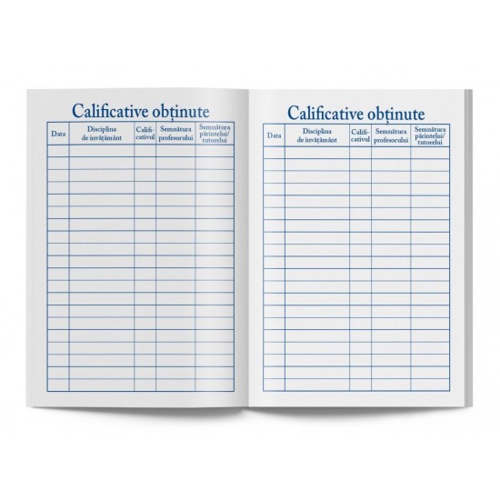 [APERTA] Carnet de elev pentru clasele I-IV