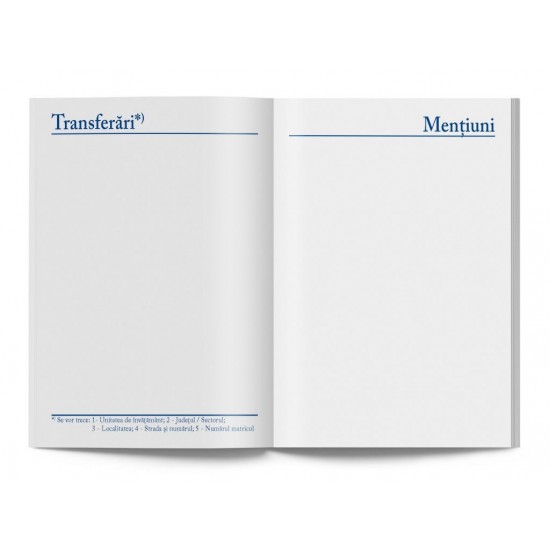 [APERTA] Carnet de elev pentru clasele I-IV