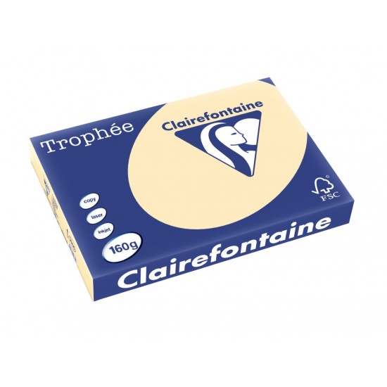 Carton color A3 Clairefontaine Pastel 160 g/mp-250 coli/top