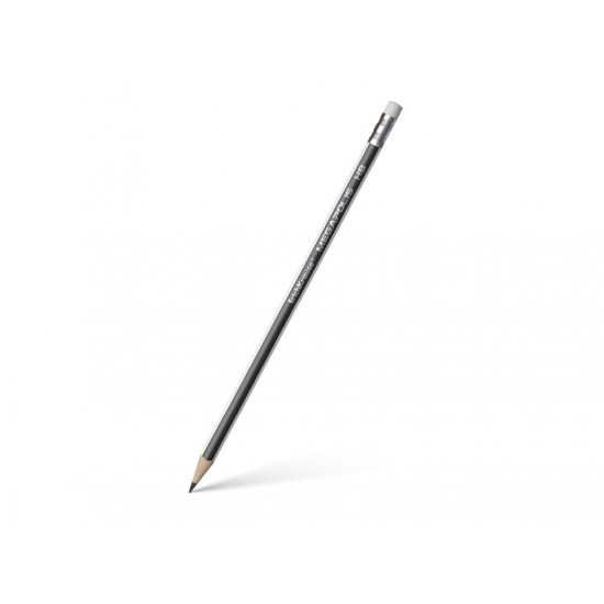 [APERTA] Creion triunghiular cu gumă Megapolis HB 3 buc/blister, Erich Krause