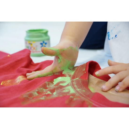 [APERTA] Finger Paint pentru țesături Mucki, set 4 x 150 ml