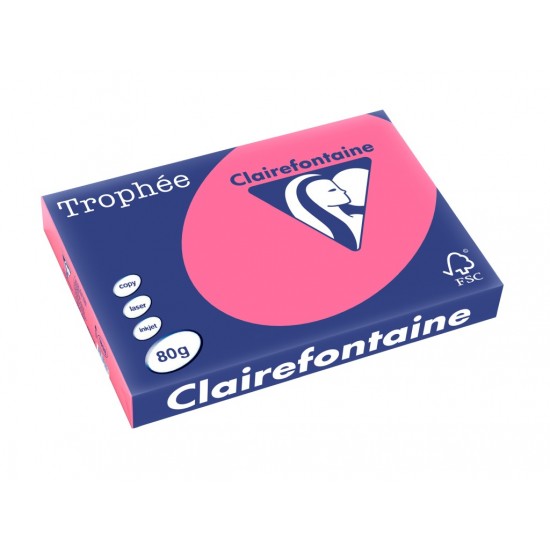 Hârtie color Clairefontaine Intens A3, 80gr/mp, 500 bucăți per top