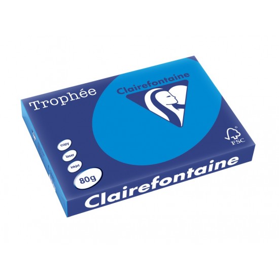 Hârtie color Clairefontaine Intens A3, 80gr/mp, 500 bucăți per top Hârtie color Clairefontaine Intens A3, 80gr/mp, 500 bucăți per top