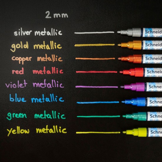 Marker metalic Paint-It 011 2 mm Set 1