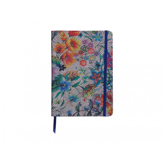 Notebook coperta moale piele,  A5, 144 pagini, Clairefontaine Celeste