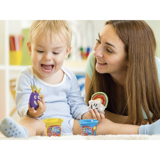 Plastilină Baby Dough Carioca 3x75 g/cutie Plastilină Baby Dough Carioca 3x75 g/cutie