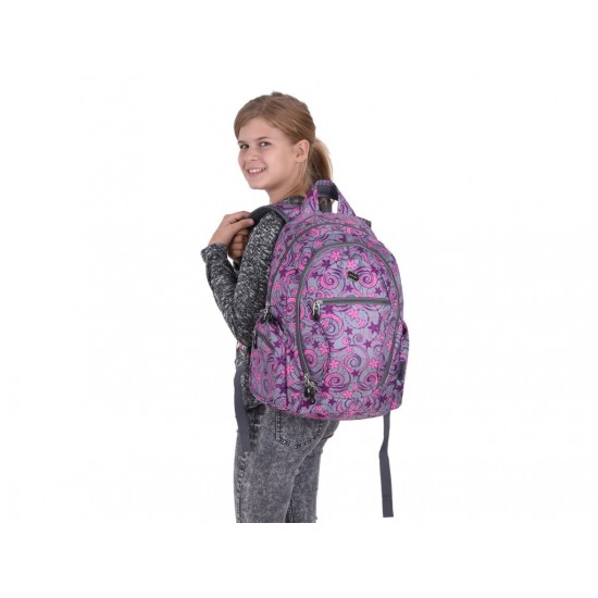 Rucsac Dobby Gray Flower Rucsac Dobby Gray Flower