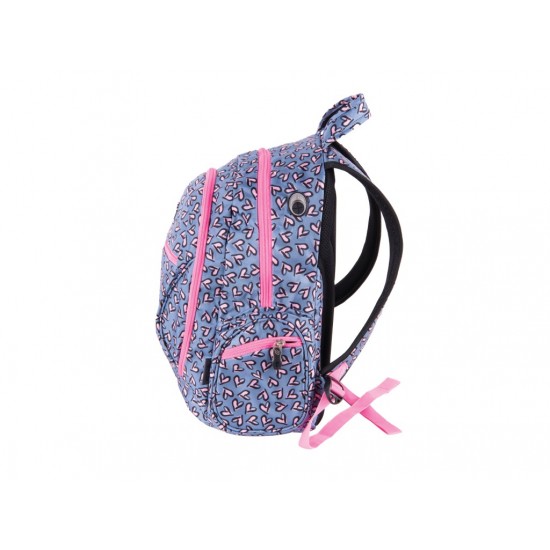 Rucsac Pulse Dobby Pink Heart