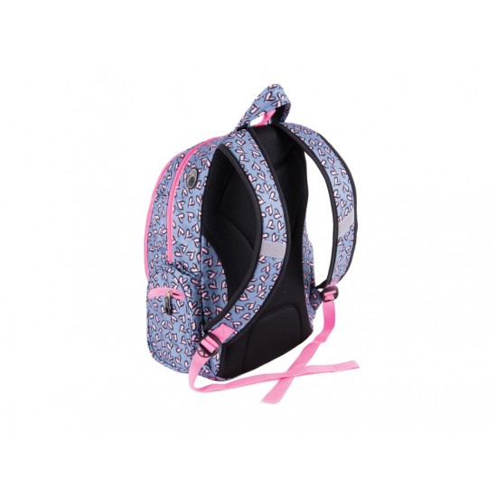 Rucsac Pulse Dobby Pink Heart