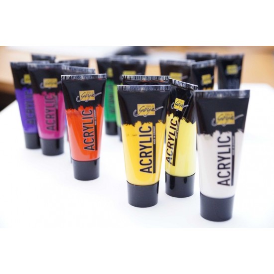 [APERTA] Vopsea acrilică Solo Goya, set 16 buc x 20 ml