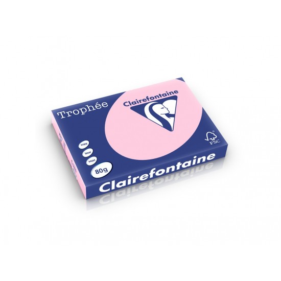 Hârtie color Clairefontaine Pastel A3, 80g/mp, 500 coli/top