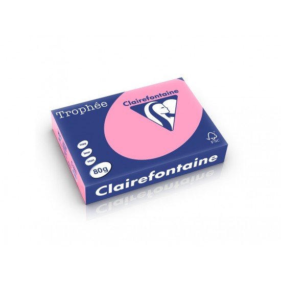 Hârtie color Clairefontaine Pastel A4, 80g/mp, 500 coli/top